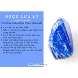  Trụ đá Lapis Lazuli (Ngọc Lưu Ly) dùng thanh tẩy Tarot, Reiki, thiền định, phong thủy 