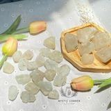  Đá Topaz trắng thô, đá thanh tẩy, viên đá chuyển biến năng lượng tiêu cực thành tích cực 