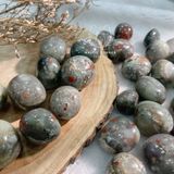  Viên tumbled đá Bloodstone (huyết ngọc) dùng trong Tarot, reiki, phong thủy, năng lượng 