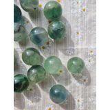  Cầu đá Fluorite mini, đá thanh tẩy bài Tarot, đá phong thủy, Reiki, thiền định 