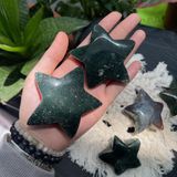  Tim, Sao, Trăng đá mã não rêu (Moss Agate) tự nhiên dùng thanh tẩy Tarot, đá phong thuỷ, Reiki, thiền định 