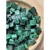  Viên đá thanh tẩy Malachite Tumbled (Đá Lông Công) tự nhiên dùng trong Tarot, Reiki, đá phong thủy 
