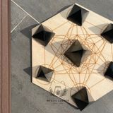  Kim tự tháp đá Black Tourmaline, đá bảo vệ dùng trong Tarot, Reiki, đá phong thủy, thiền định 