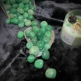  Tumbled đá thạch anh dâu xanh (Green Strawberry), đá thanh tẩy bài Tarot, đá phong thuỷ 