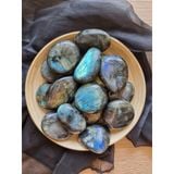  Viên đá Labradorite (Đá xà cừ - Hắc Nguyệt Quang) đá thanh tẩy Tarot, Reiki, đá thạch anh phong thủy 