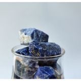  Đá thô thanh tẩy Sodalite xanh dương, đá thạch anh dùng trong Tarot, Reiki, phong thủy 