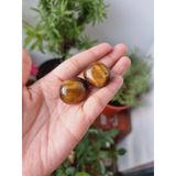  Viên đá thanh tẩy Mắt Hổ (Tiger's Eye Stone) tự nhiên dùng trong thanh tẩy bài Tarot, thiền định, Reiki, phong thủy 