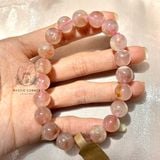  Vòng tay Mã Não Hoa Anh Đào (Blossom Agate) 10li 