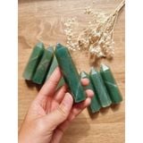  Trụ đá thanh tẩy, đá thạch anh Xanh Green Aventurine, đá phong thủy dùng trong Tarot, Reiki, thiền định 