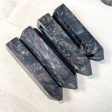  Trụ đá thanh tẩy Astrophyllite, đá thạch anh, đá năng lượng dùng trong Tarot, Phong Thủy, Reiki 