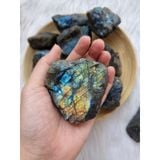  Viên đá thô to Labradorite (Đá xà cừ - Hắc Nguyệt Quang) đá thanh tẩy Tarot, Reiki, đá thạch anh phong thủy 