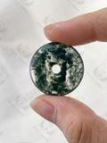  Đồng điếu đá phong thủy mã não Moss Agate (Băng Ngọc Thủy Tảo) 