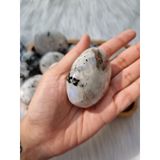  Viên đá Mặt trăng (Rainbow Moonstone Palm) tự nhiên, đá thanh tẩy trong Tarot, Reiki, thiền định, phong thủy 