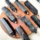 Trụ đá thanh tẩy Astrophyllite, đá thạch anh, đá năng lượng dùng trong Tarot, Phong Thủy, Reiki 