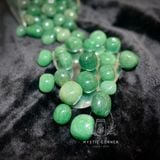  Tumbled đá thạch anh dâu xanh (Green Strawberry), đá thanh tẩy bài Tarot, đá phong thuỷ 