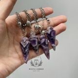  Con lắc cảm xạ đá Tím (Amethyst Quartz), trong Tarot, cảm xạ học, Reiki, phong thủy, chỉ số bovis 
