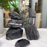  Đá thô Black Tourmaline, đá thạch anh, đá phong thủy, đá thanh tẩy trong Reiki, Tarot 