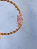  Vòng tay Macrame Thạch anh Tím Vera Cruz Amethyst in Mexico, vòng tay đá năng lượng hỗ trợ trực giác, tinh thần 