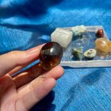  Set đá may mắn cho Song Ngư, đá thạch anh, đá thanh tẩy bài Tarot, đá phong thuỷ 