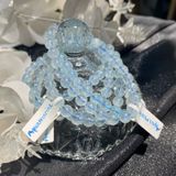  Vòng tay chuỗi hạt phong thuỷ đá Aquamarine loại trong đẹp (Ngọc Xanh Biển) tự nhiên 