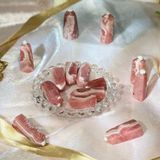  [HIGH QUALITY] Đá Đào Hoa Rhodochrosite, đá mang năng lượng yêu thương, tình yêu, chữa lành, đá phong thuỷ, reiki 