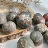  Viên tumbled đá Bloodstone (huyết ngọc) dùng trong Tarot, reiki, phong thủy, năng lượng 
