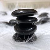  Tumbled đá Shungite bảo vệ, đá năng lượng, đá thanh tẩy, đá phong thủy trong Tarot, Reiki 