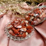  Vụn đá Red Jasper (ngoc bích đỏ), đá thanh tẩy bài Tarot, đá thạch anh, reiki, đá phong thuỷ 