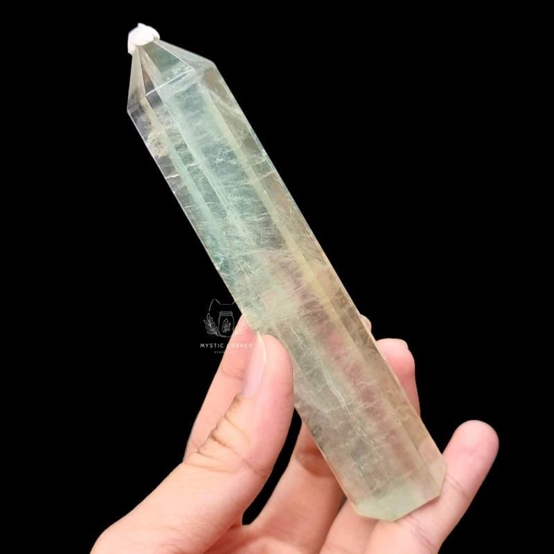  [HÀNG ĐẸP] trụ Fluorite, trụ đá thạch anh, đá thanh tẩy Tarot, Reiki, thiền định 