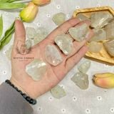 Đá Topaz trắng thô, đá thanh tẩy, viên đá chuyển biến năng lượng tiêu cực thành tích cực 