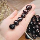  Viên đá Garnet (tumbled Ngọc Hồng Lựu) hỗ trợ tình yêu, đá phong thuỷ, reiki, đá thanh tẩy 