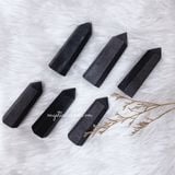  Trụ đá Shungite ngăn chặn bức xạ điện từ, đá năng lượng, đá thanh tẩy, đá phong thủy trong Tarot, Reiki 
