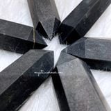  Trụ đá Shungite ngăn chặn bức xạ điện từ, đá năng lượng, đá thanh tẩy, đá phong thủy trong Tarot, Reiki 