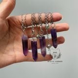  Con lắc cảm xạ đá Tím (Amethyst Quartz), trong Tarot, cảm xạ học, Reiki, phong thủy, chỉ số bovis 