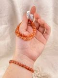  Vòng tay Đá Mặt Trời Sunstone 6,5li chất đẹp hỗ trợ may mắn, năng lượng tích cực vui vẻ lạc quan 