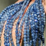  Chuỗi hạt vòng tay đá KYANITE tự nhiên size 5.5li quấn 3 vòng, chuỗi vòng đá phong thủy 