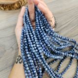  Chuỗi hạt vòng tay đá KYANITE tự nhiên size 5.5li quấn 3 vòng, chuỗi vòng đá phong thủy 