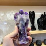  Tượng đá thạch anh thiên thần Angel, đá phong thủy, đá thanh tẩy không gian, Reiki, thiền định 