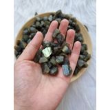  Đá thô Labradorite mini (Đá xà cừ - Hắc Nguyệt Quang) đá thanh tẩy Tarot, Reiki, đá thạch anh phong thủy 