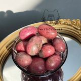  Tumbled đá Tường Vi (Rhodonite) loại đẹp, đá thạch anh, đá thanh tẩy Tarot, Reiki, Phong Thuỷ 