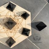  Kim tự tháp đá Black Tourmaline, đá bảo vệ dùng trong Tarot, Reiki, đá phong thủy, thiền định 