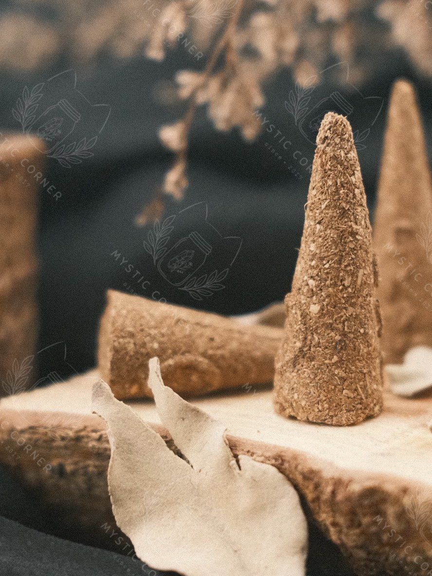  [ORGANIC TỰ NHIÊN] Nụ Thảo Mộc White Sage (Xô Thơm Trắng) White Sage Incense Cones, nụ trầm thanh tẩy nhà cửa 