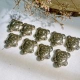  Tượng Rùa Pyrite (đá vàng găm) may mắn tài lộc, phong thủy, dùng bỏ ví, làm mặt dây, móc khóa 