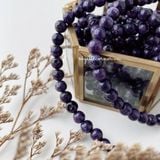  Chuỗi vòng đá Charoite (Đá Mắt Rồng), vòng tay đá năng lượng mạnh mẽ, Reiki, Tarot, thiền định 