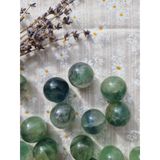  Cầu đá Fluorite mini, đá thanh tẩy bài Tarot, đá phong thủy, Reiki, thiền định 