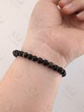  Vòng tay phong thuỷ Obsidian Bracelet, Golden / Silver Obsidian 6li, vòng tay đá núi lửa tự nhiên. 