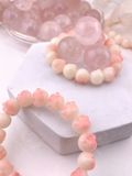 Vòng tay phong thuỷ hạt bồ đề charm chân Mèo hồng dễ thương 