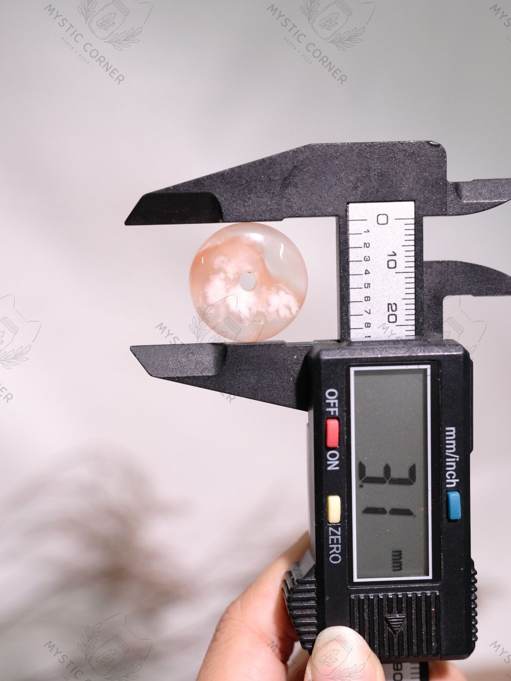  [CHẤT ĐẸP] Đồng điếu Mã Não Hoa Anh Đào (Blossom Agate) 10li 