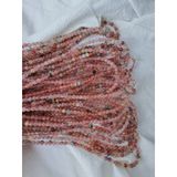  Vòng tay đá phong thủy thạch anh tóc Tam Tài tự nhiên size 5li chuỗi quấn 3 vòng tay 