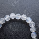  [HIGH QUALITY] Vòng hạt/Chuỗi vòng Moonstone (đá mặt trăng) hỗ trợ sức mạnh tinh thần, trực giác, vòng tay đá phong thuỷ 